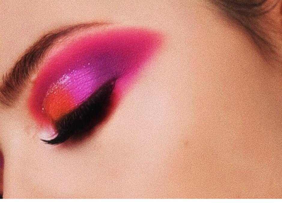 pink make up for an event
